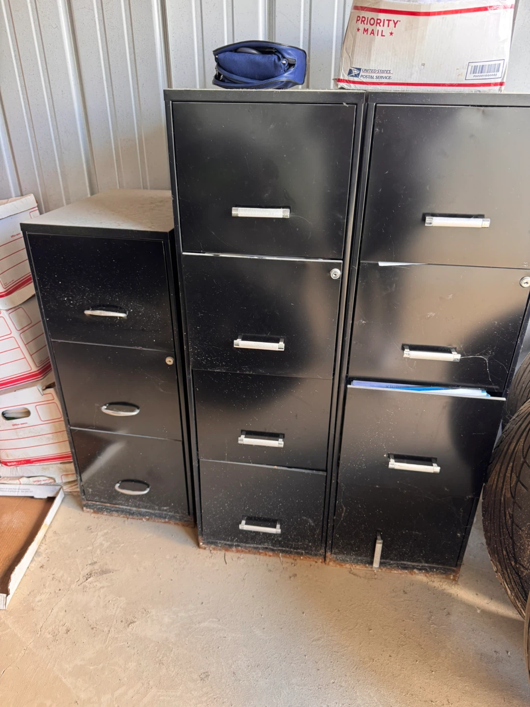Black Filing Cabinets - Office Storage