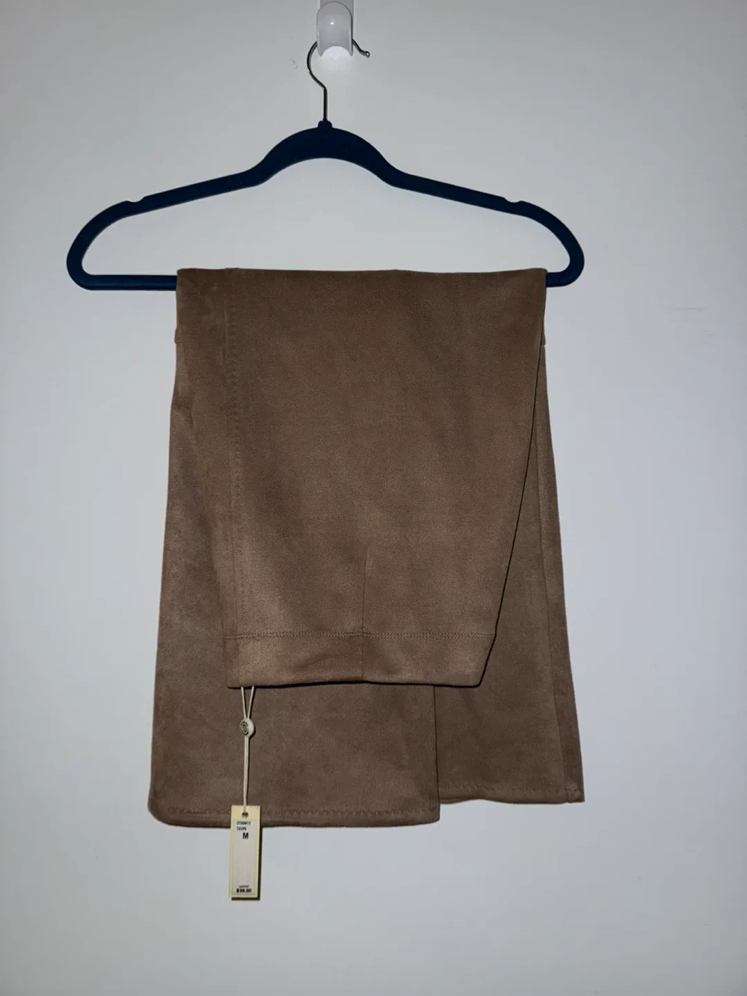 Max Studio Womens Faux Suede A-line Midi Skirt - Size M image indicator(5)