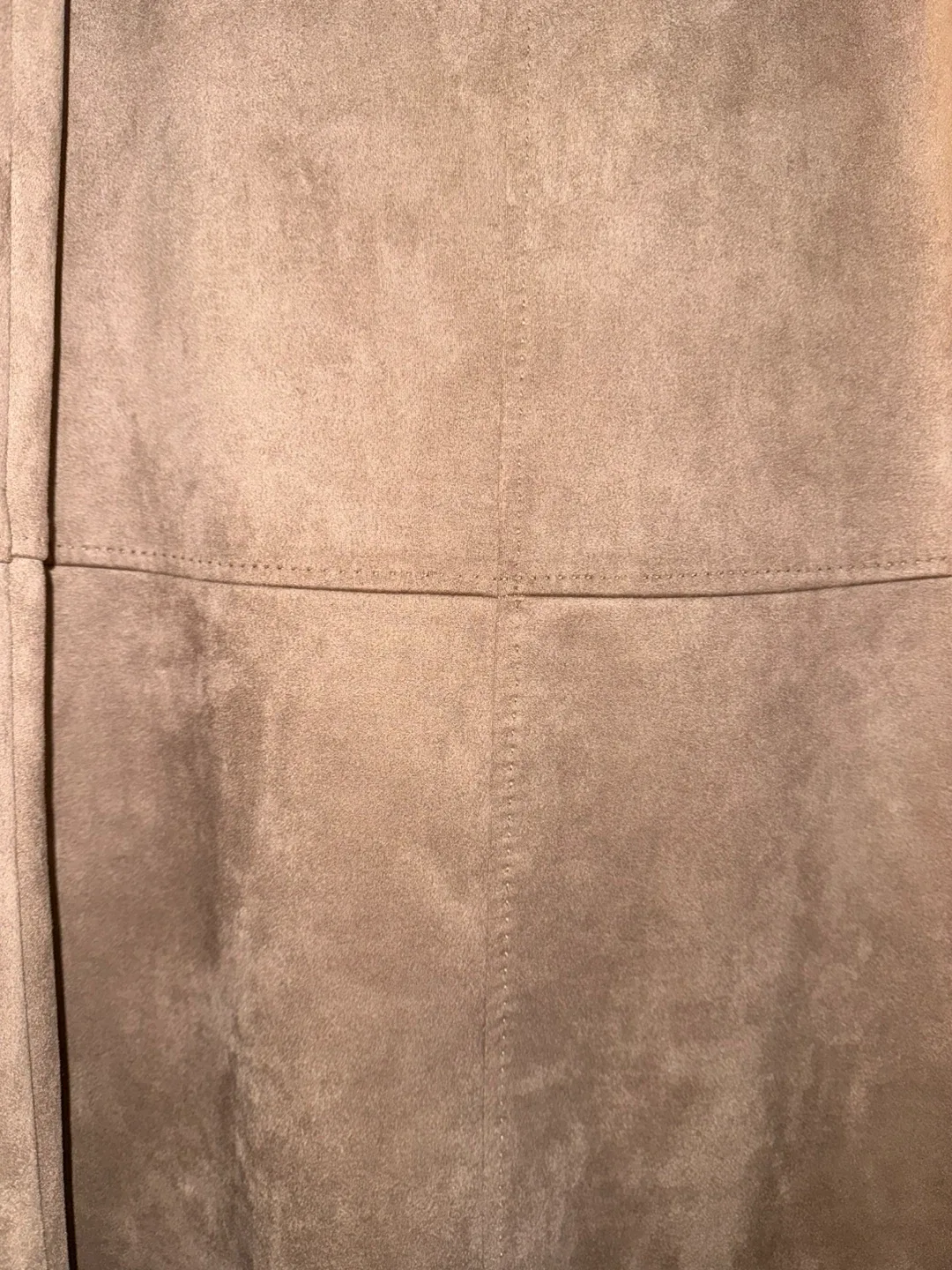 Max Studio Womens Faux Suede A-line Midi Skirt - Size M image indicator(3)