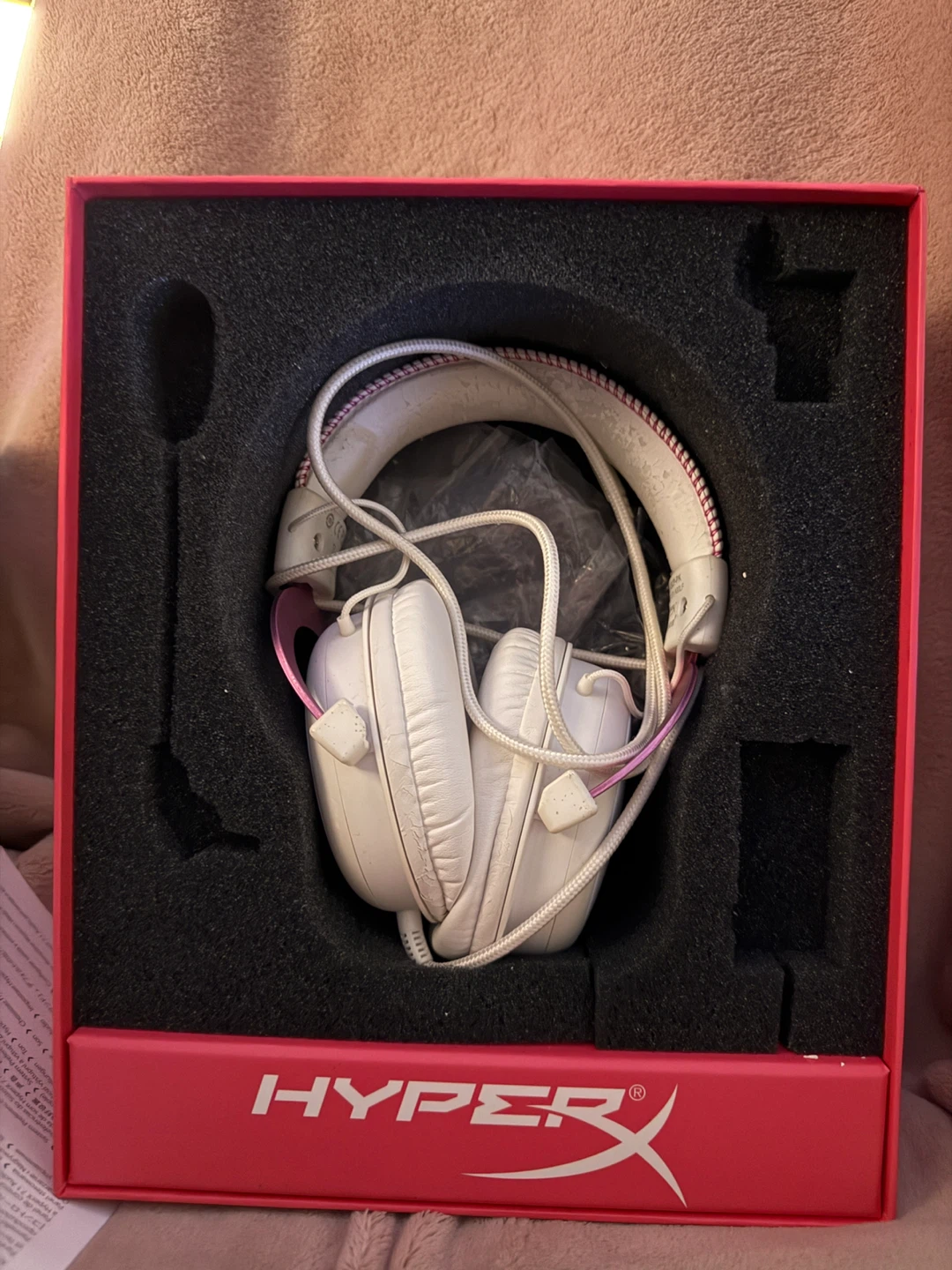 HyperX Cloud II Gaming Headset - White/Pink - photo 3