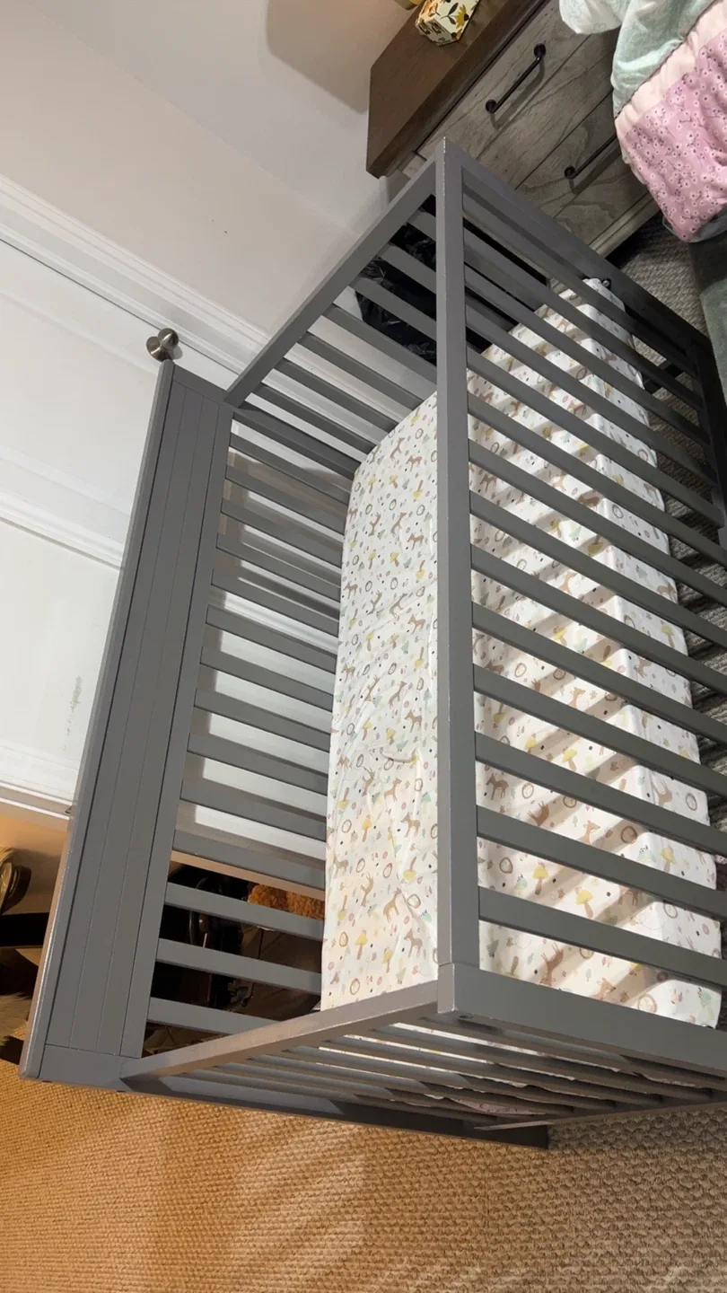 Grey Baby Crib image indicator(2)