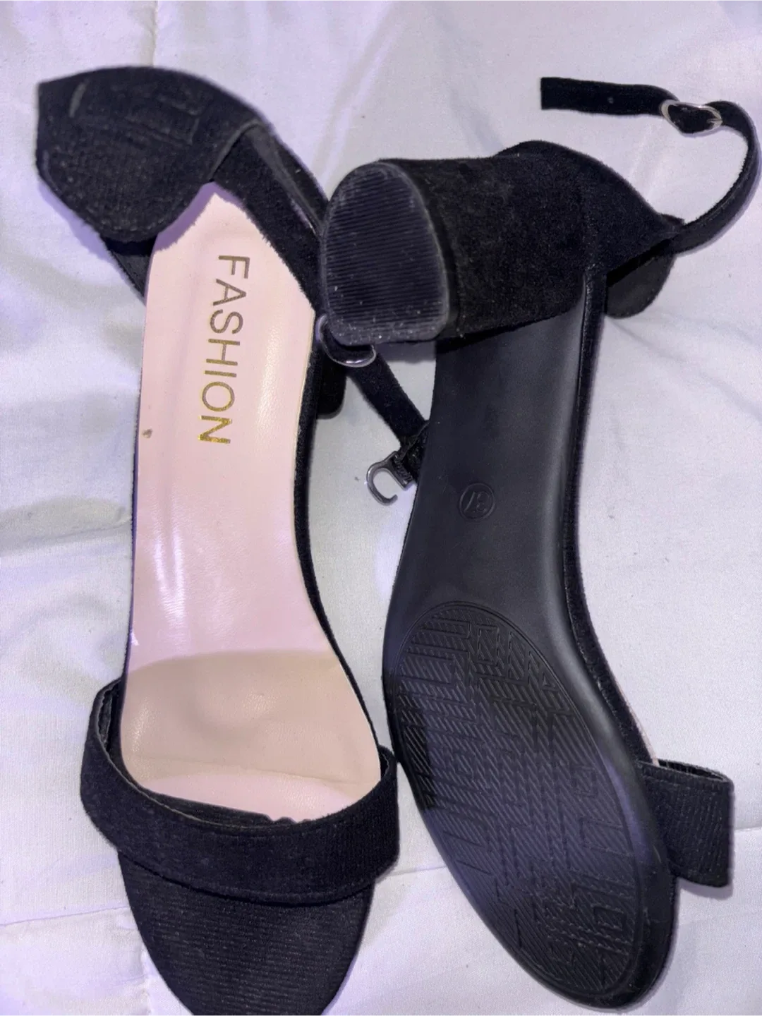 Black Fashion Heels - Size 8 image indicator(2)