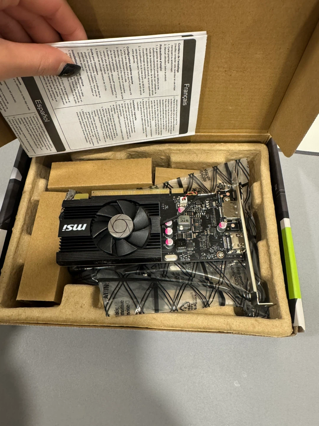 MSI GeForce GT 1030 OC Edition Graphics Card - photo 2