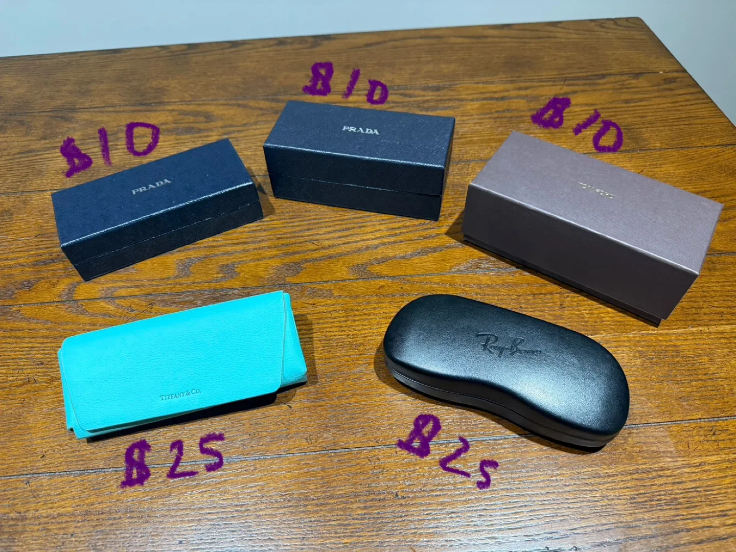 Prada, Ray-Ban, Tom Ford & Tiffany Case/Box thumbnail