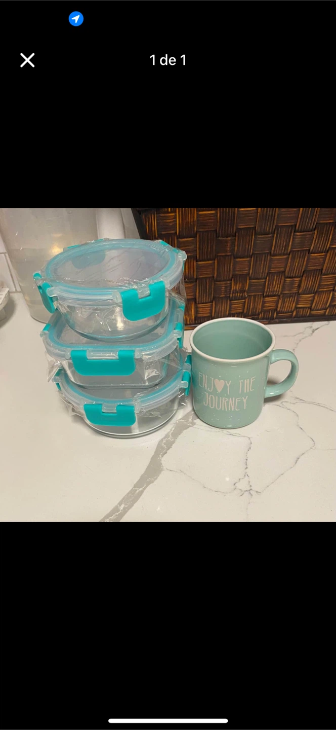 Food Containers & Mug Set
