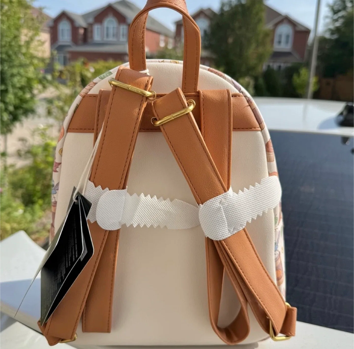 NEW Disney Stitch Pumpkin Spice Latte Loungefly Backpack/Wallet image indicator(5)