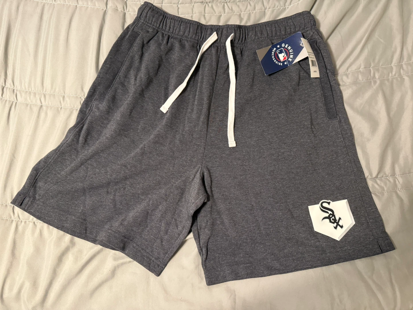 New White Sox MLB French Terry Shorts - Large