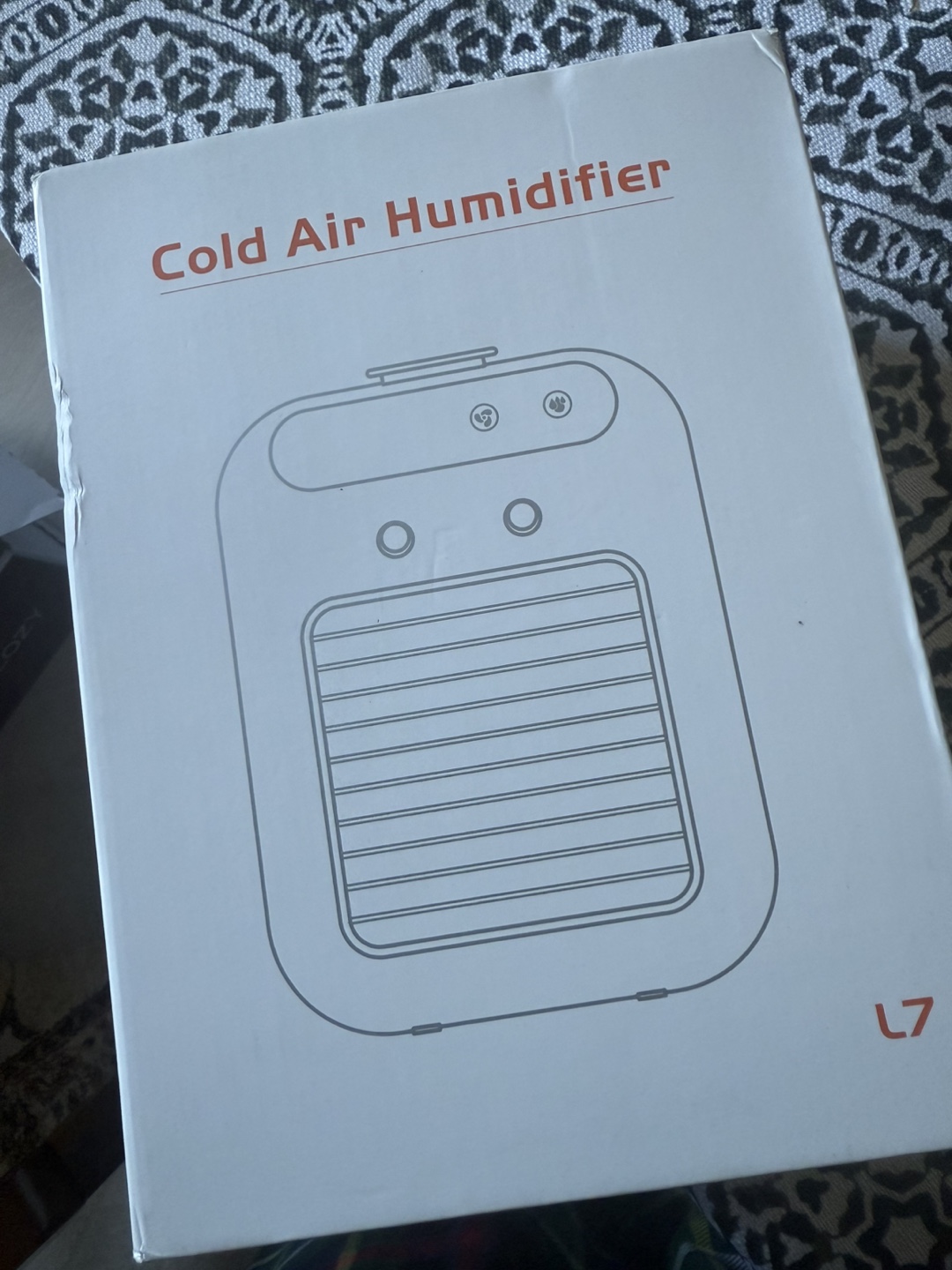 New in box Cold Air Humidifier - Mini Air Cooler