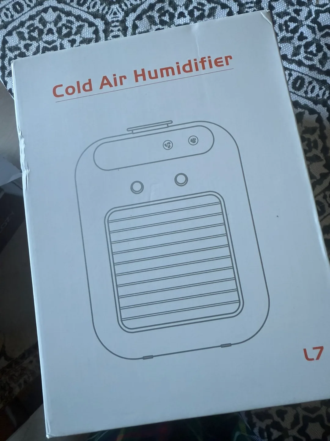 New in box Cold Air Humidifier - Mini Air Cooler thumbnail