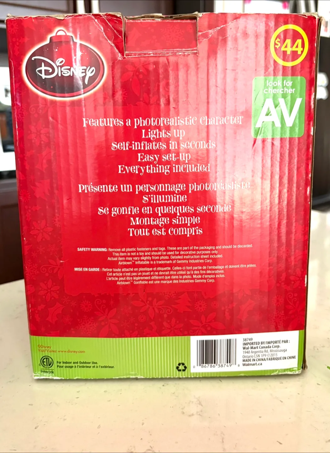 Disney Frozen Elsa 5ft Airblown Inflatable - New in Box image indicator(5)