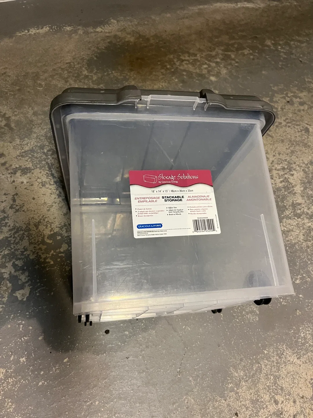 Stackable Storage Container - 18" x 14" x 13" thumbnail