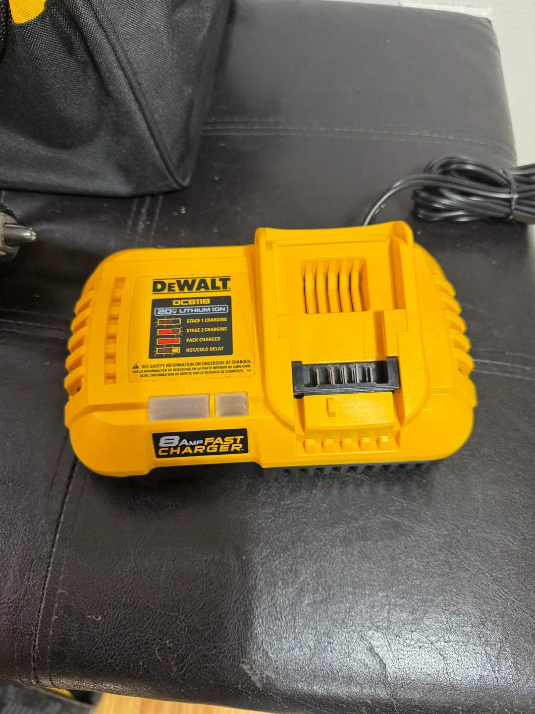 Dewalt 20V Brushless Drill with Charger & Bag image indicator(5)