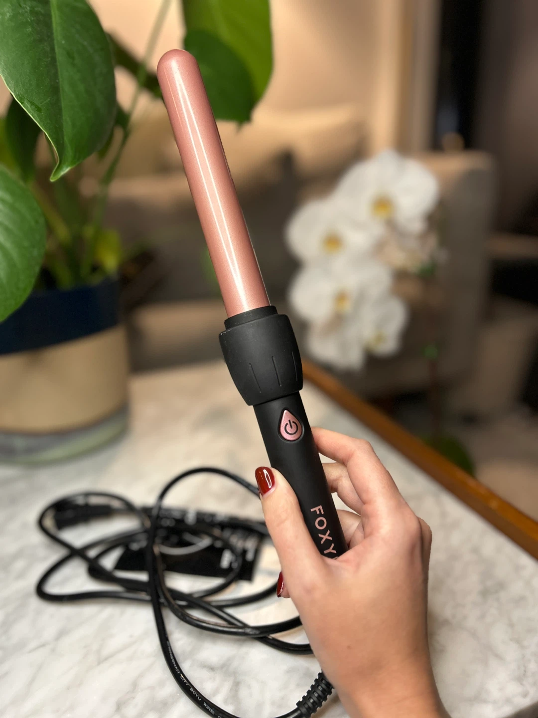 FoxyBae Rose Gold Curling Iron Wand