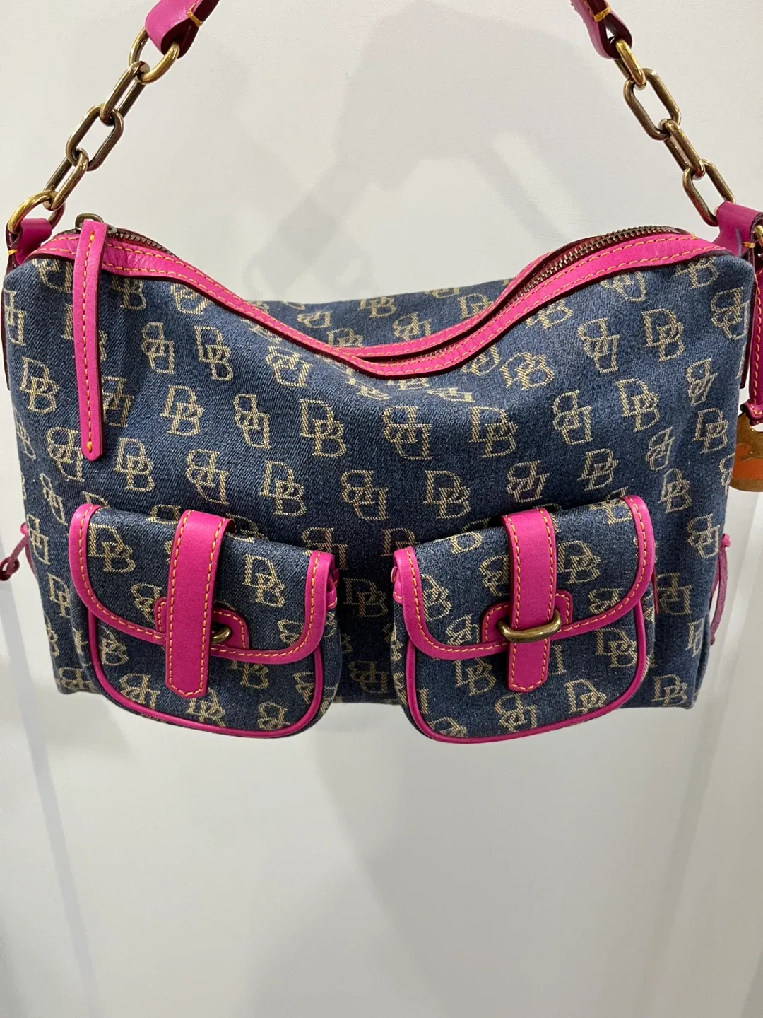 Dooney & Bourke Denim Signature Shoulder Bag
