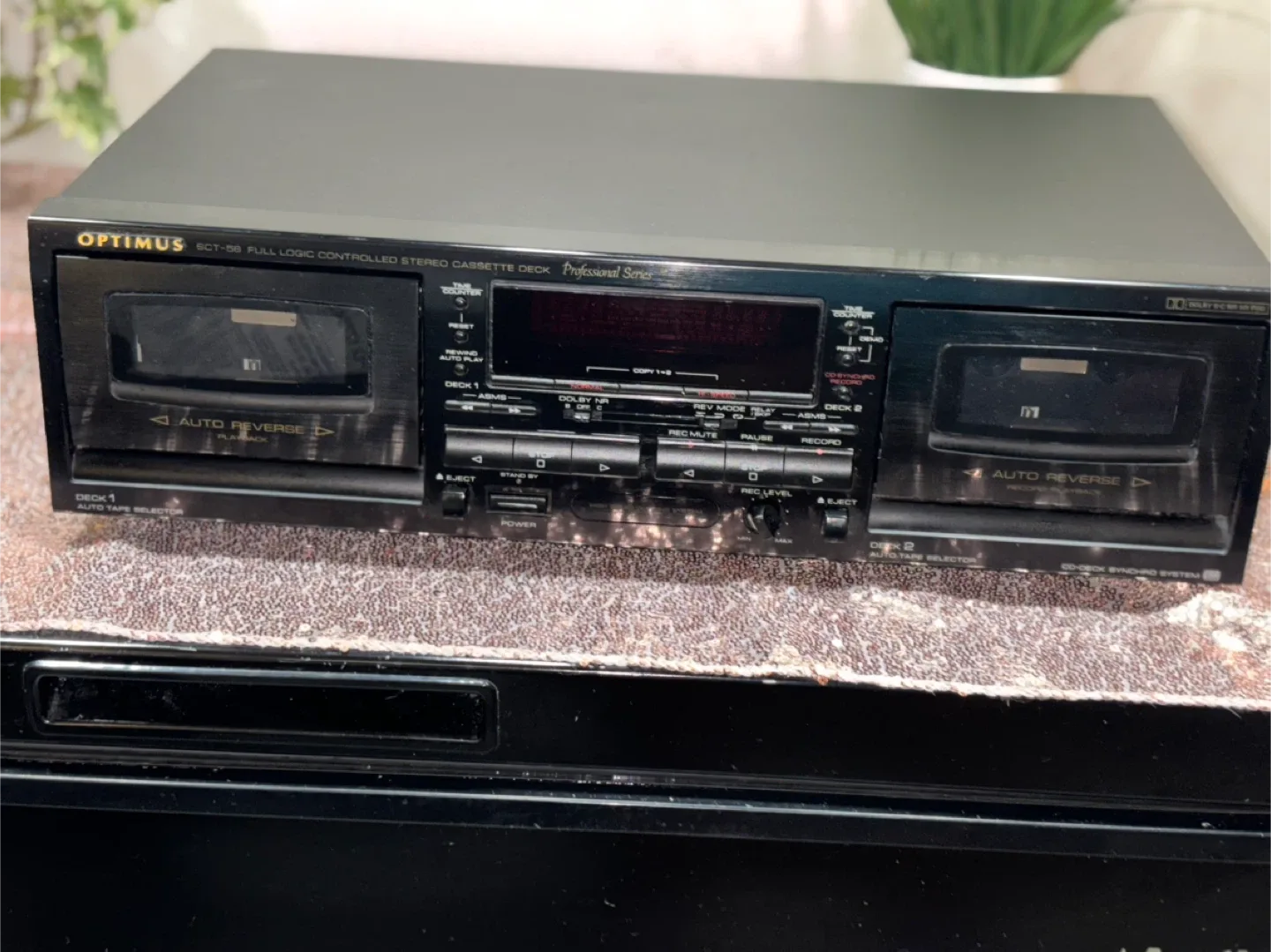 Optimus SCT-56 Full Logic Stereo Cassette Deck image indicator(7)