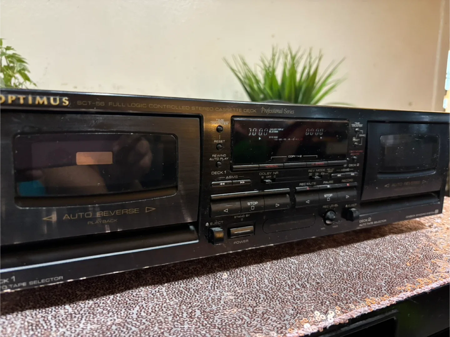 Optimus SCT-56 Full Logic Stereo Cassette Deck image indicator(2)