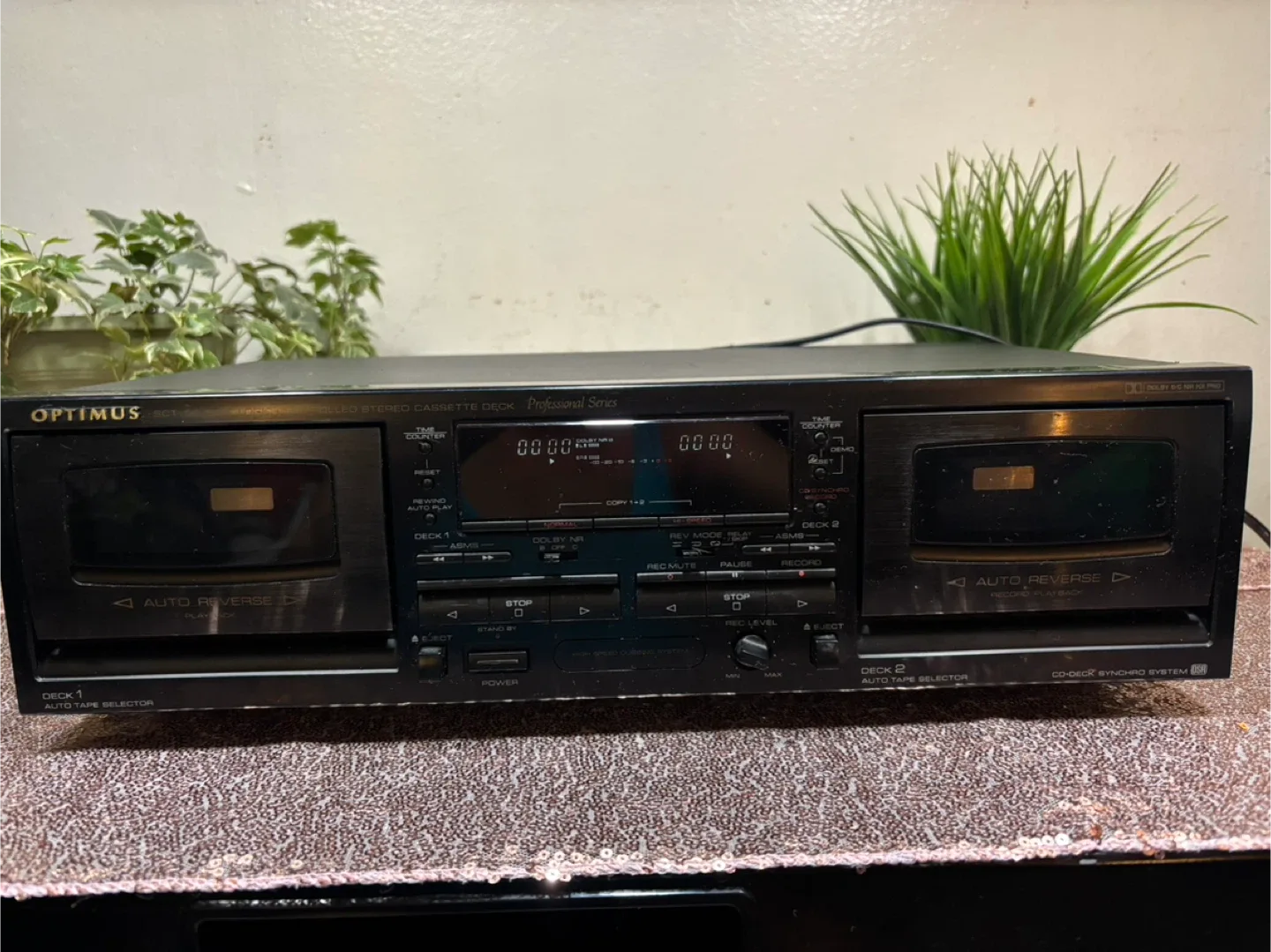 Optimus SCT-56 Full Logic Stereo Cassette Deck image indicator(3)
