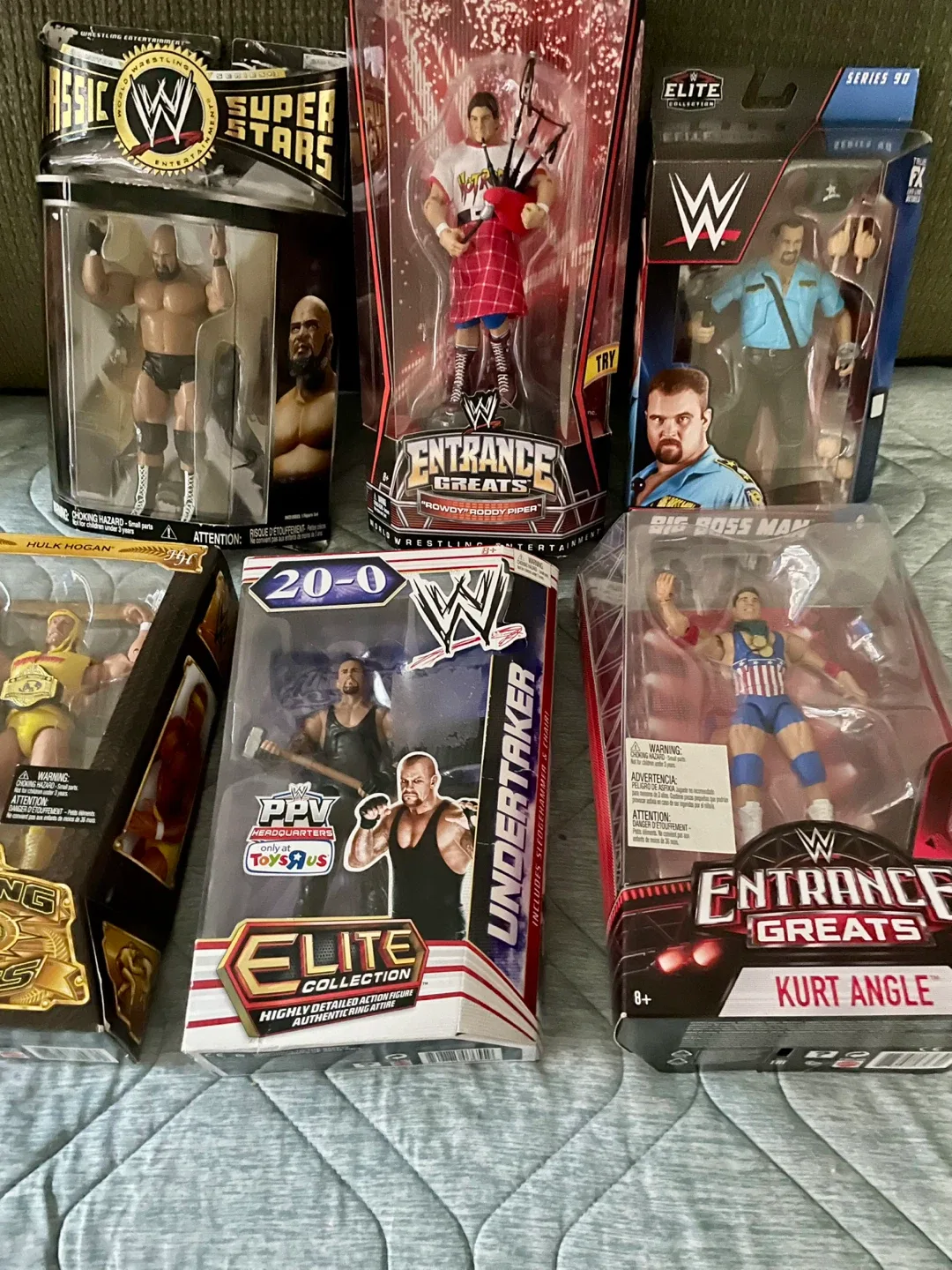 SOLD as a bundle-WWE Action Figures - Hulk Hogan & More! image indicator(3)