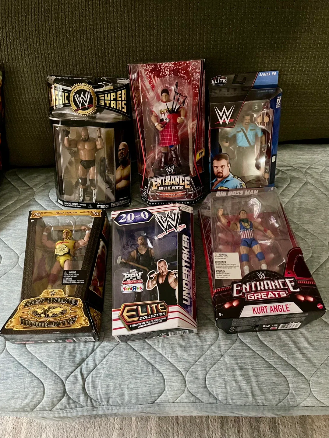 SOLD as a bundle-WWE Action Figures - Hulk Hogan & More! image indicator(2)