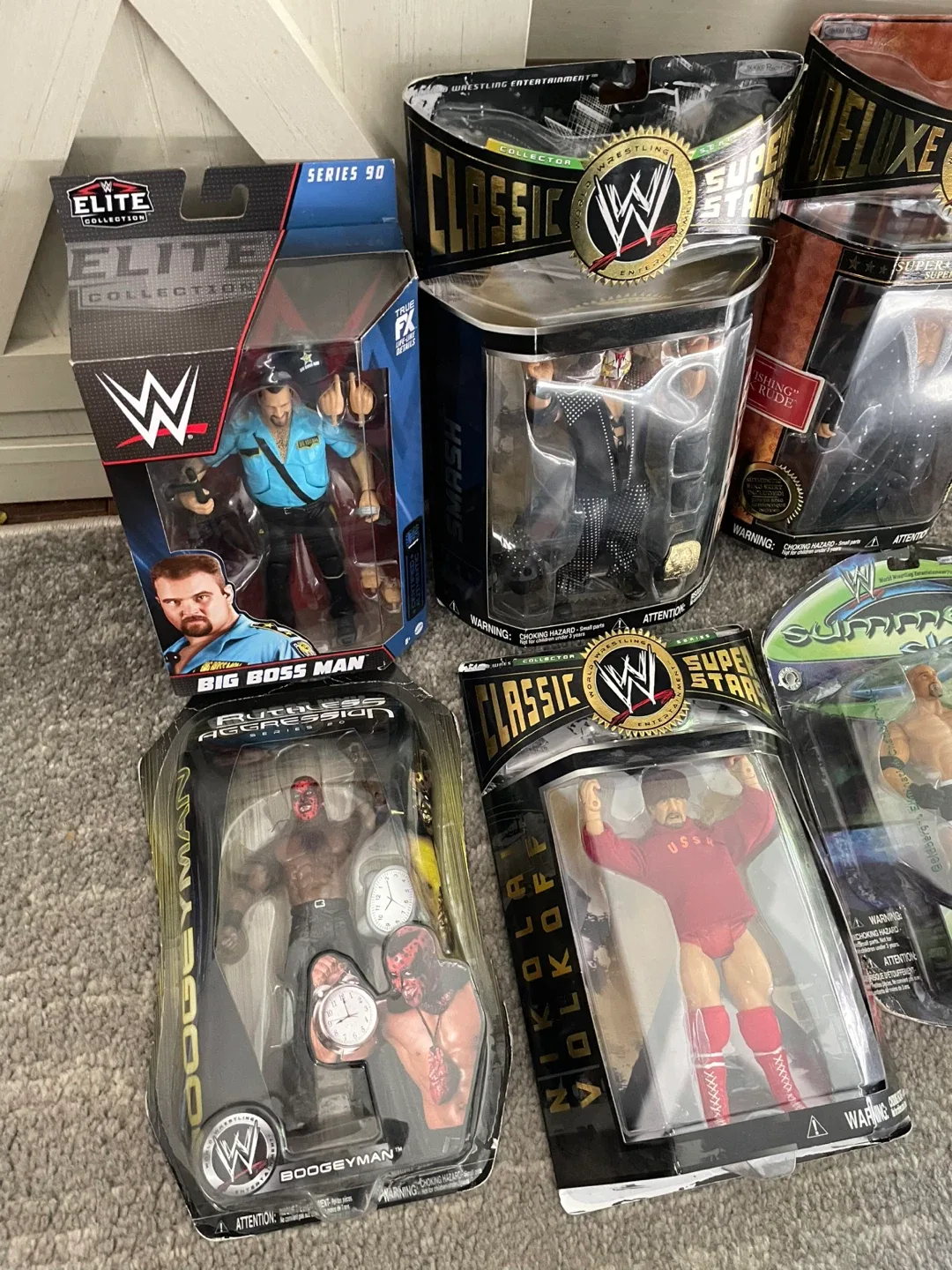 SOLD as a bundle-WWE Action Figures - Hulk Hogan & More! image indicator(6)