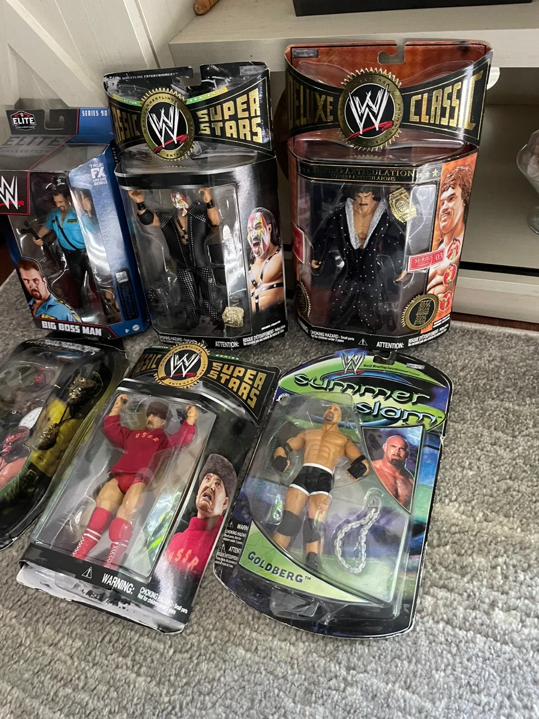 SOLD as a bundle-WWE Action Figures - Hulk Hogan & More! image indicator(7)