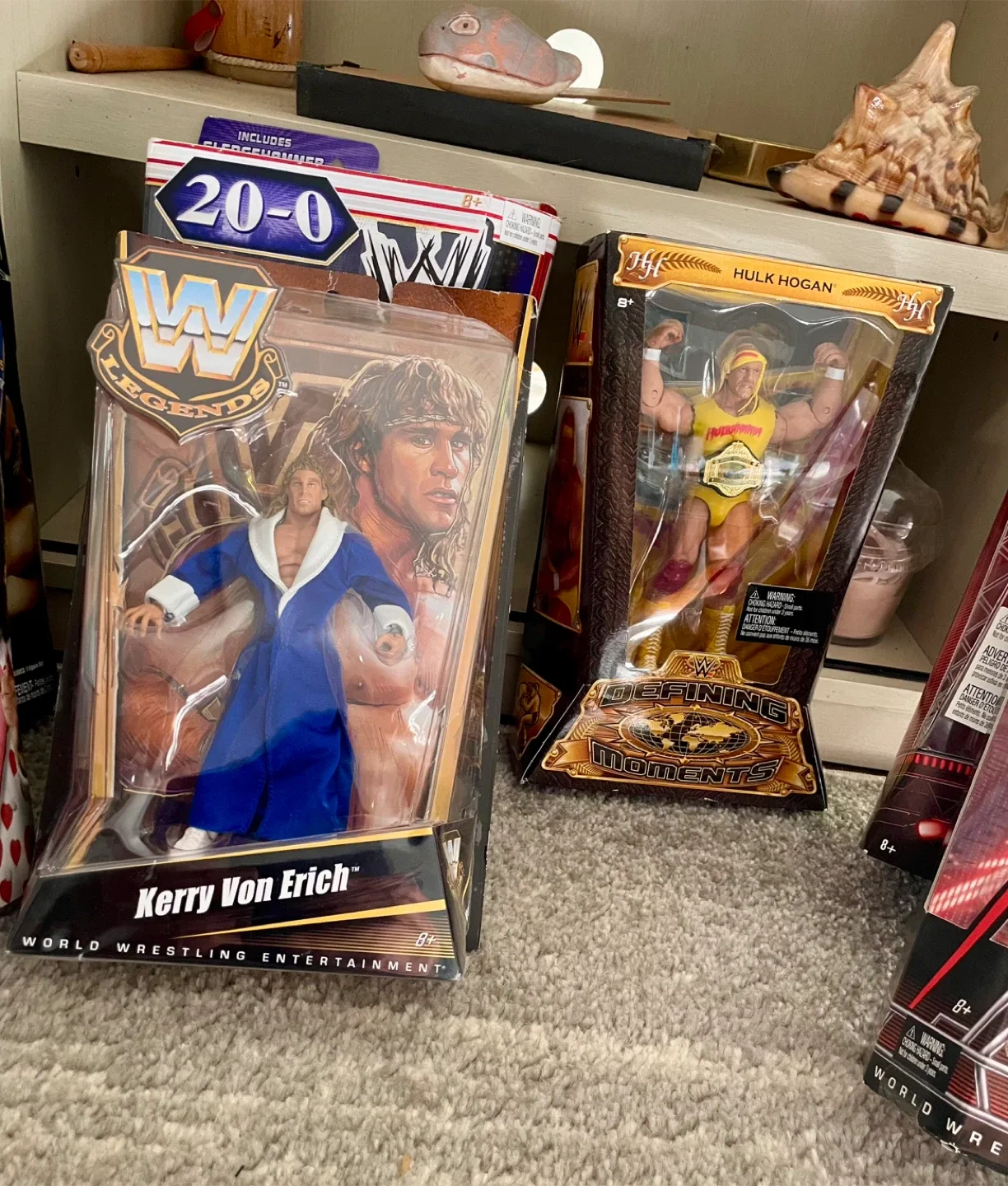 SOLD as a bundle-WWE Action Figures - Hulk Hogan & More! image indicator(8)