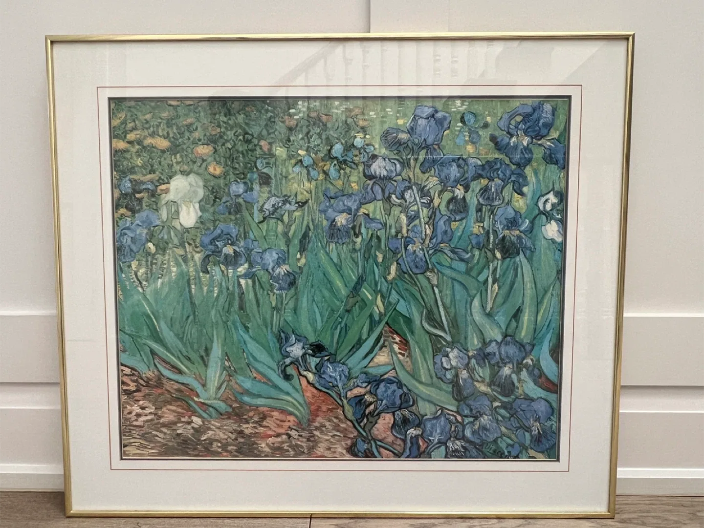 Van Gogh Irises Framed Print image indicator(2)