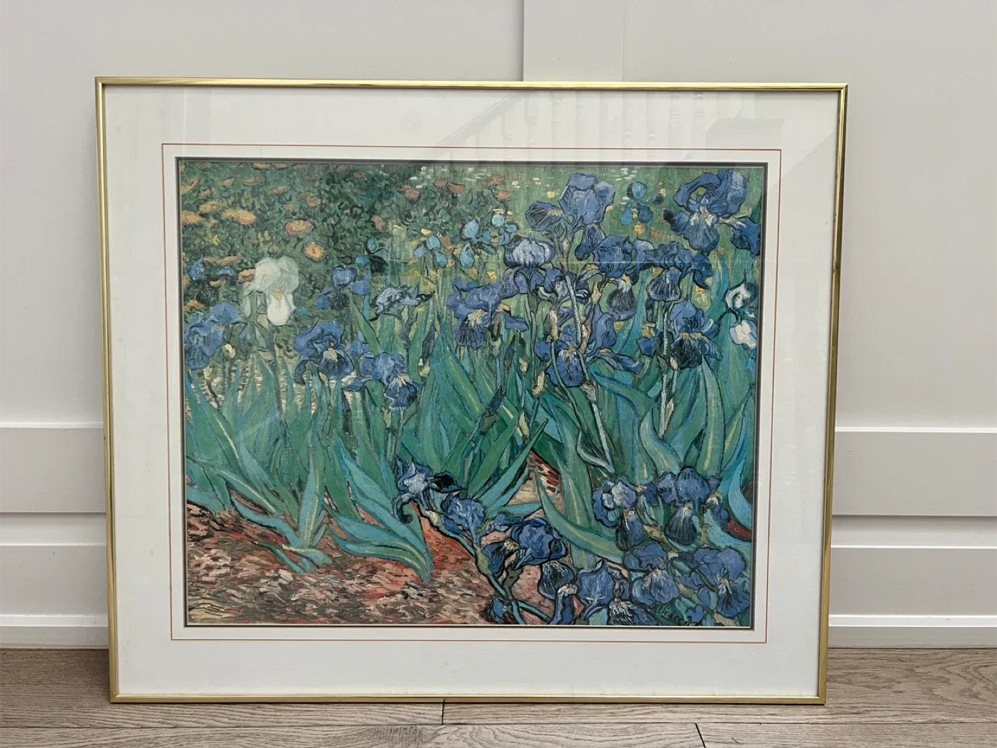 Van Gogh Irises Framed Print thumbnail