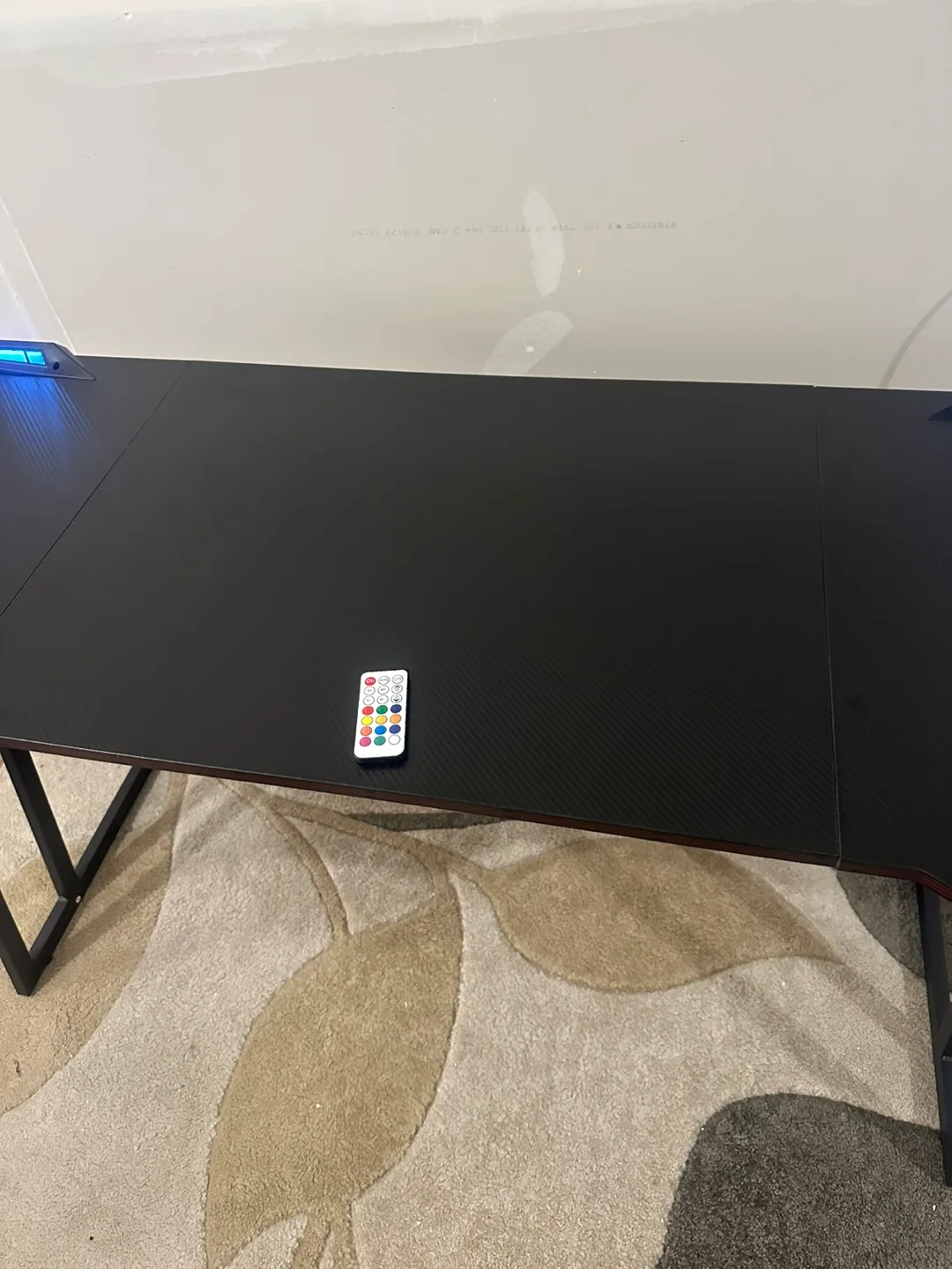 Brand New 55-Inch Gaming Desk with LED Lights image indicator(3)