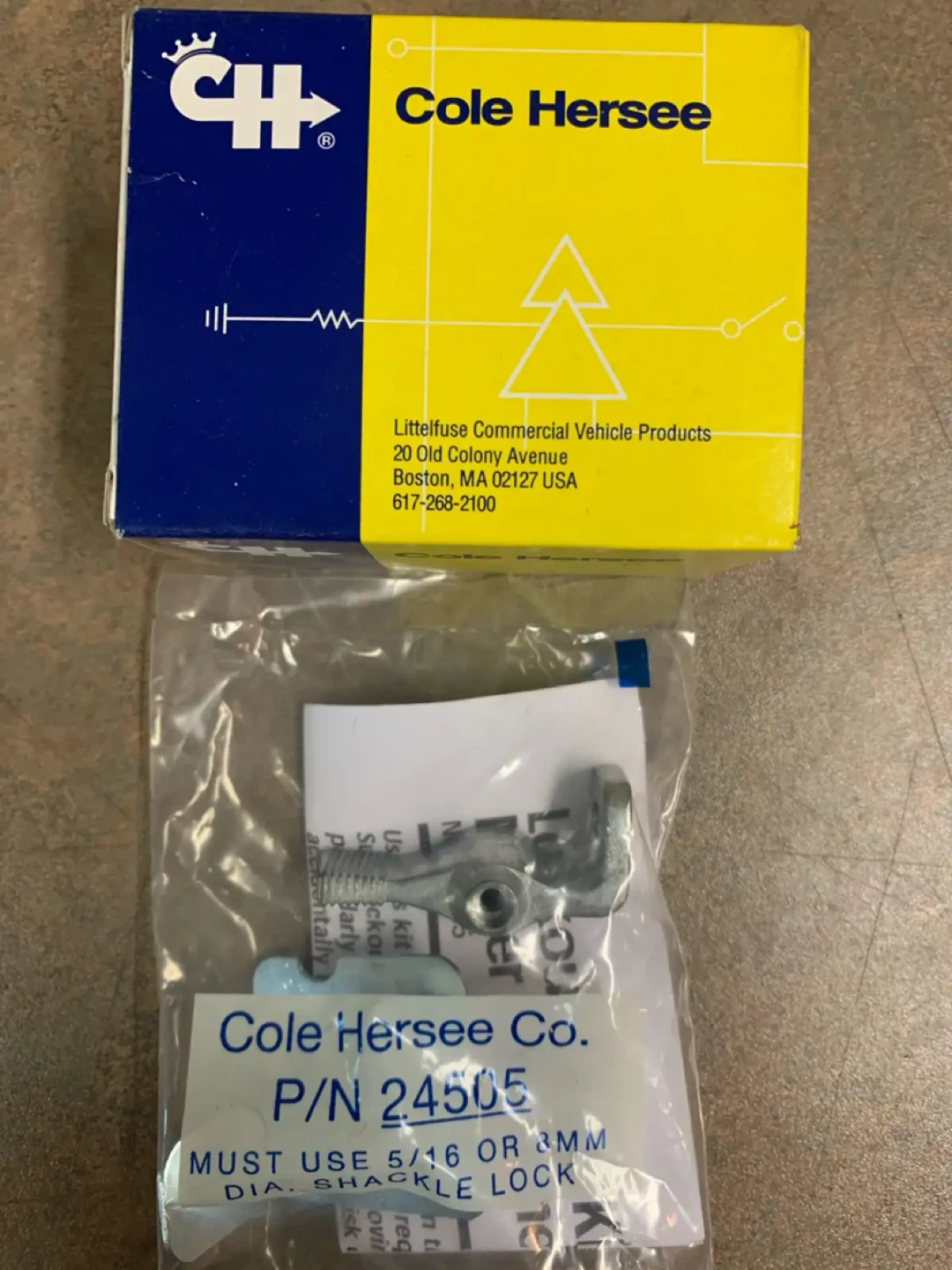 Cole Hersee 24505-BX Battery Disconnect Lockout Switch Lever