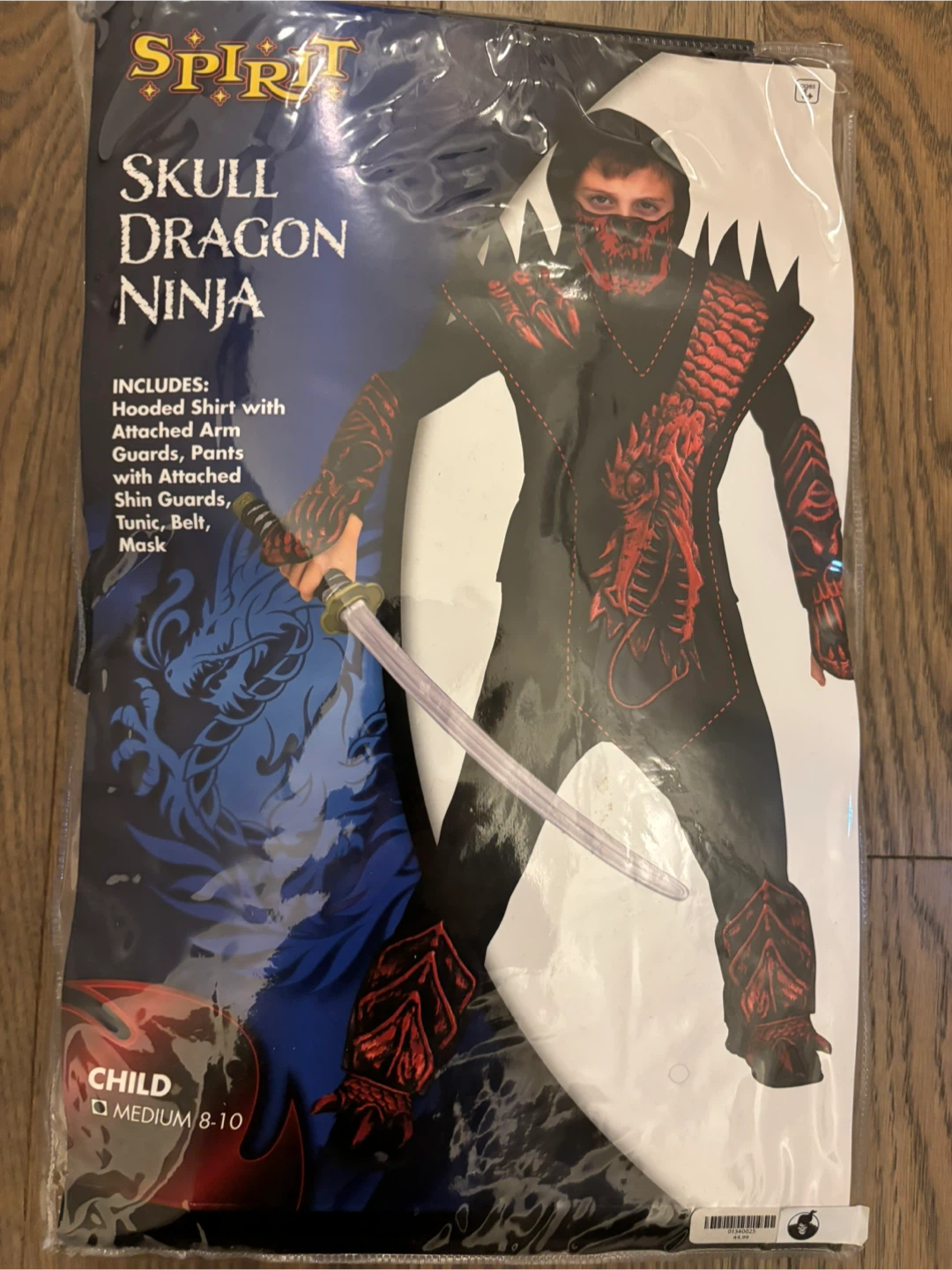 Kids Halloween costume “Skull Dragon Ninja”