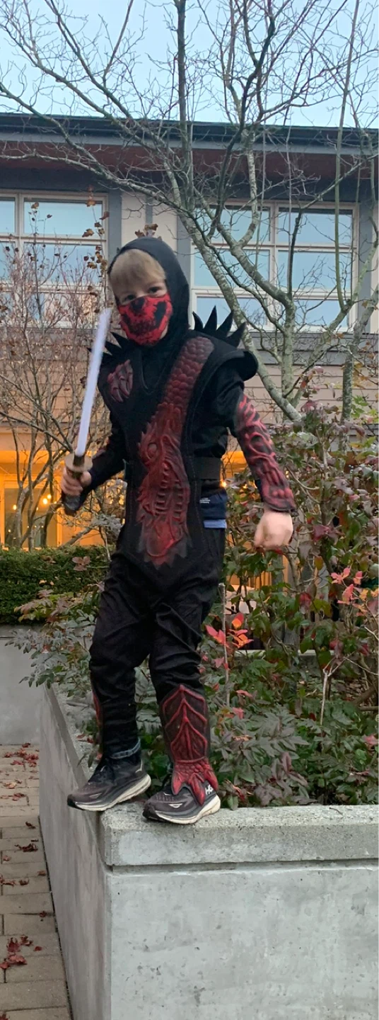 Kids Halloween costume “Skull Dragon Ninja” - photo 2