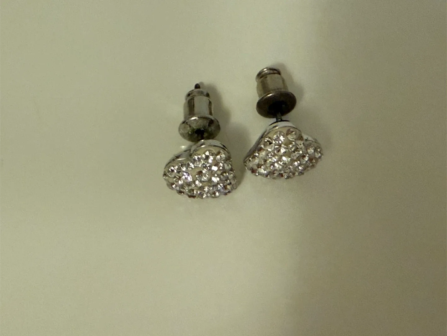 Swarovski Heart Stud Earrings thumbnail