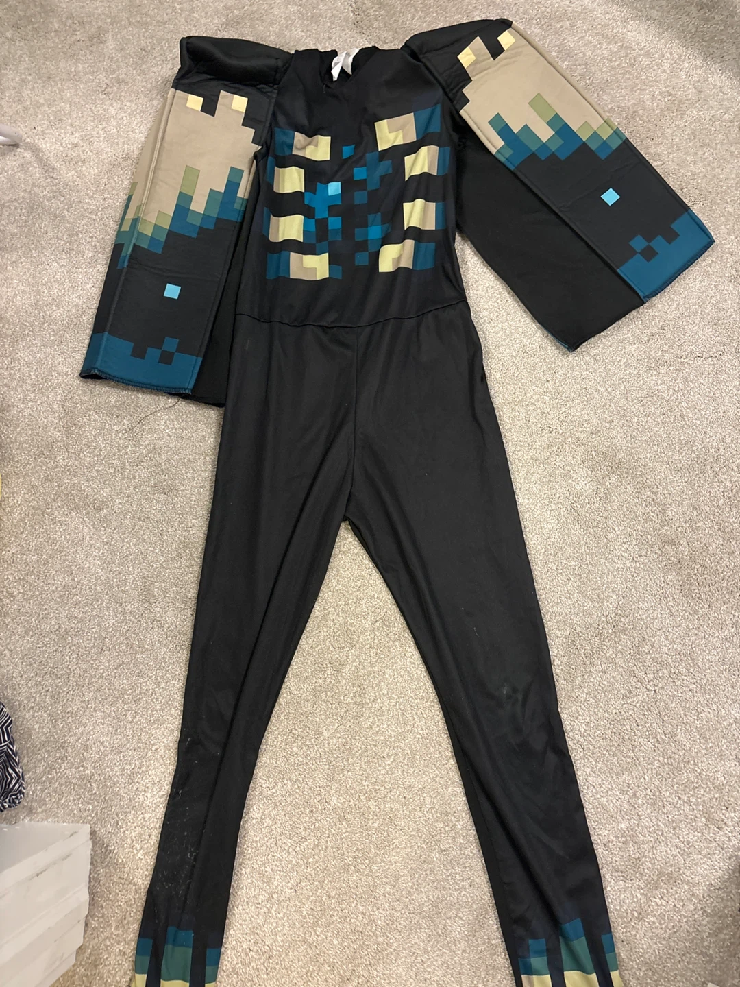 Minecraft Warden Jumpsuit Costume - photo 3