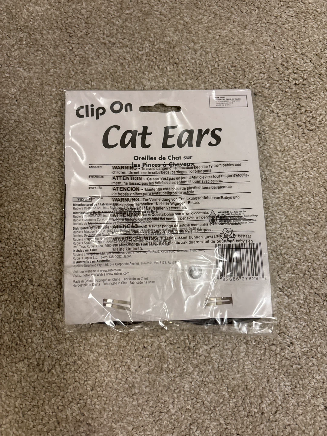 Clip On Cat Ears & Chalkboard Pumpkin Kit - photo 5