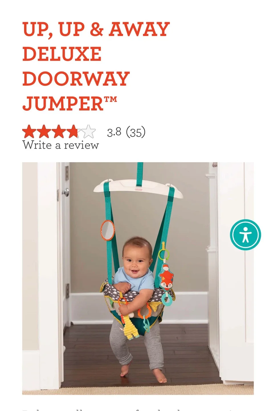 Deluxe Doorway Jumper image indicator(2)