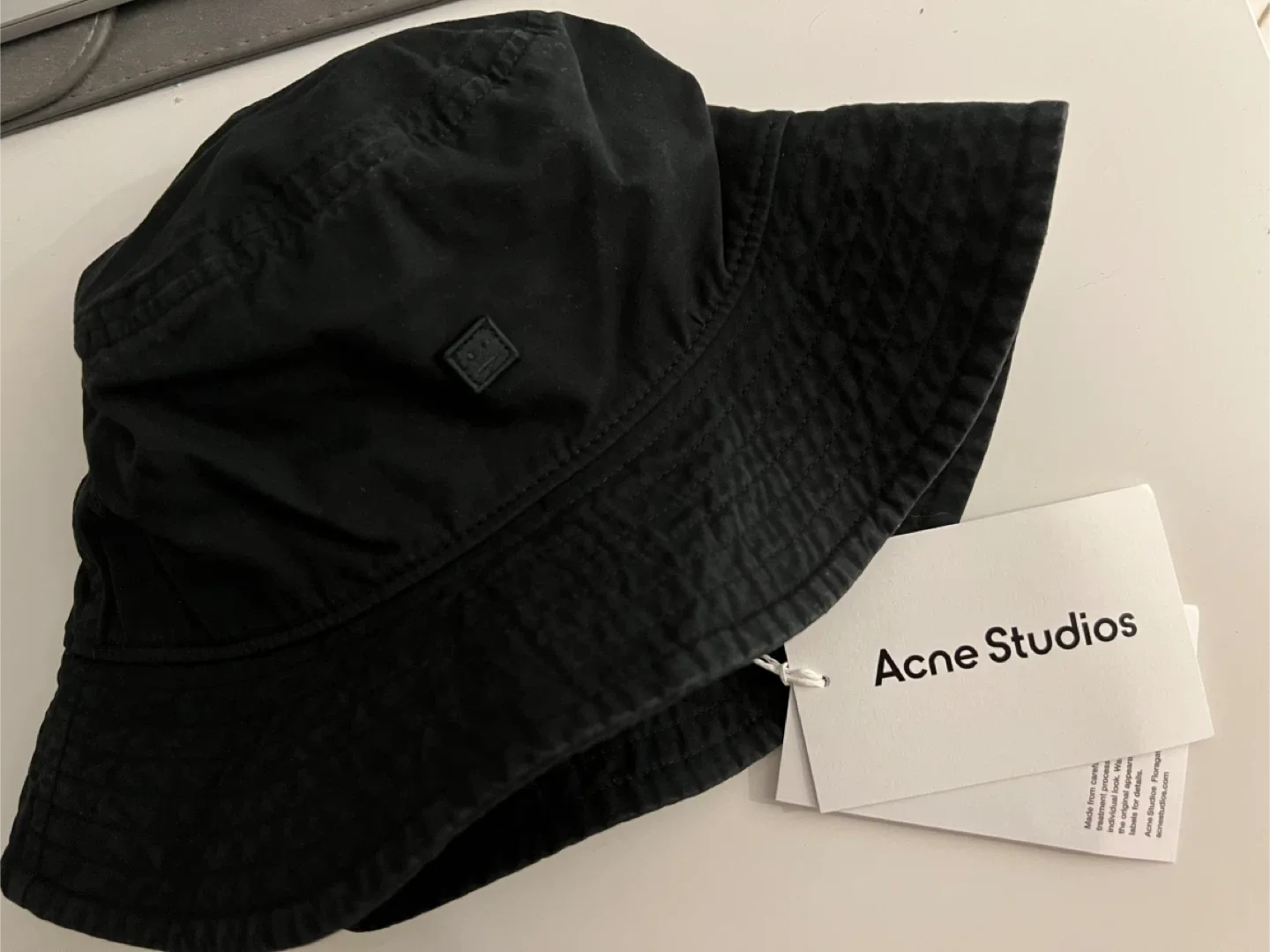 (Retail $208)New Acne Studios Black Bucket Hat image indicator(5)