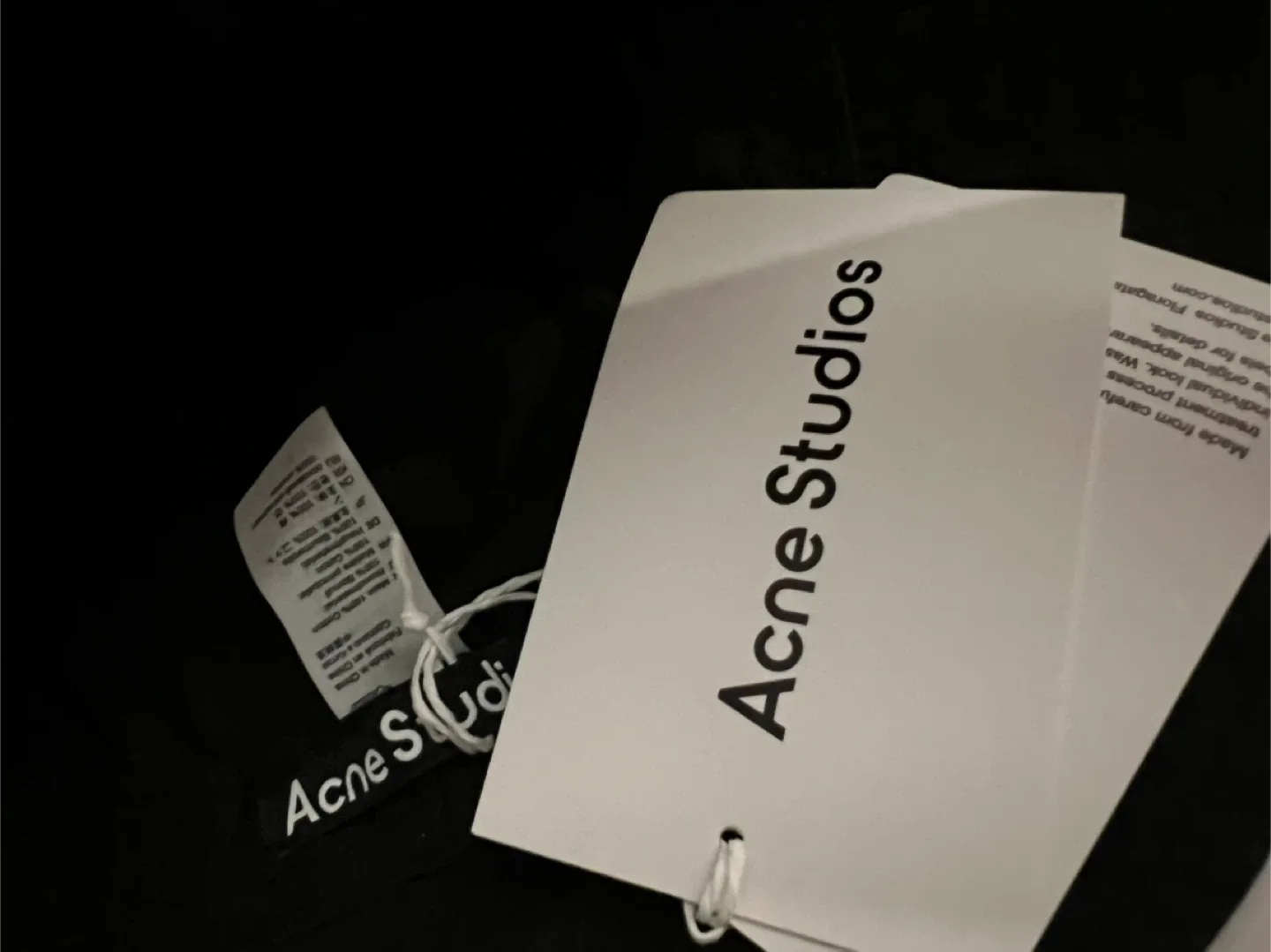 (Retail $208)New Acne Studios Black Bucket Hat image indicator(6)