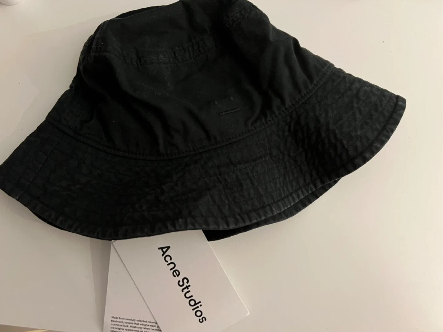 (Retail $208)New Acne Studios Black Bucket Hat image indicator(7)