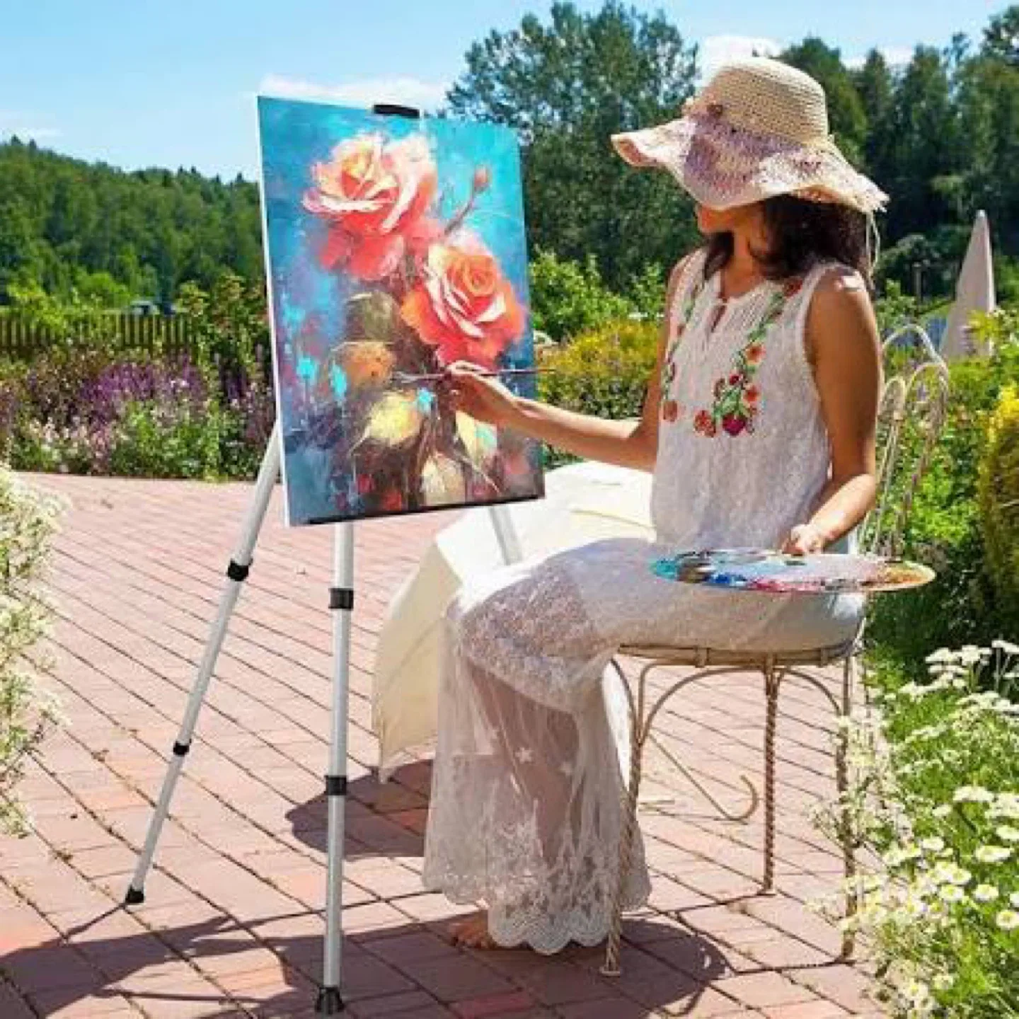 Painting/Drawing/Display Folding Stand Easel image indicator(9)