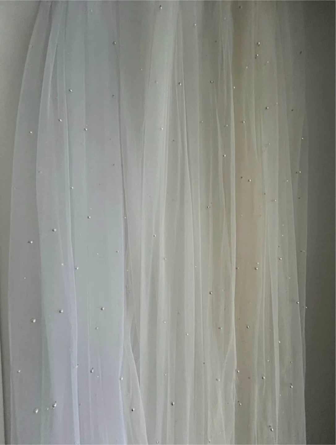 Bridal Veil with Pearls - photo 2