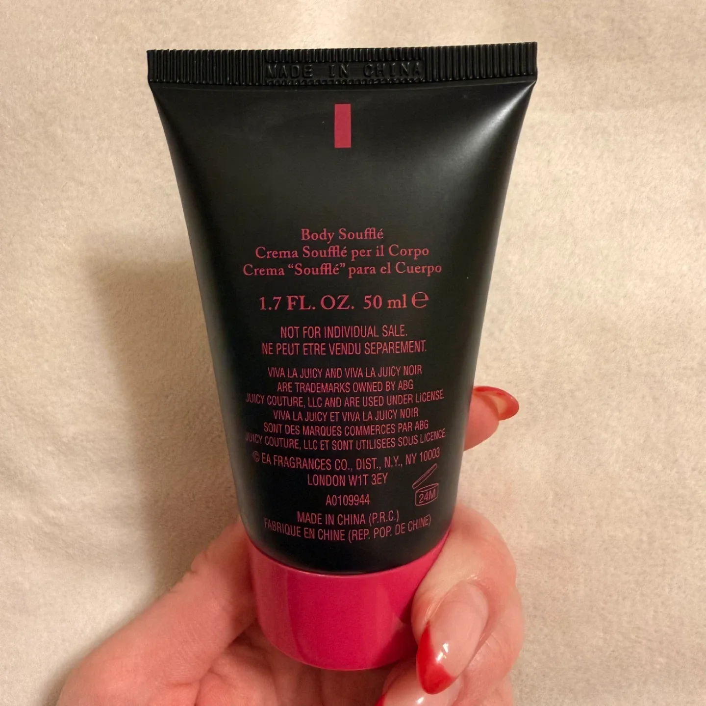 NEW! RARE Viva La Juicy Noir Juicy Couture Body Soufflé Lotion image indicator(4)