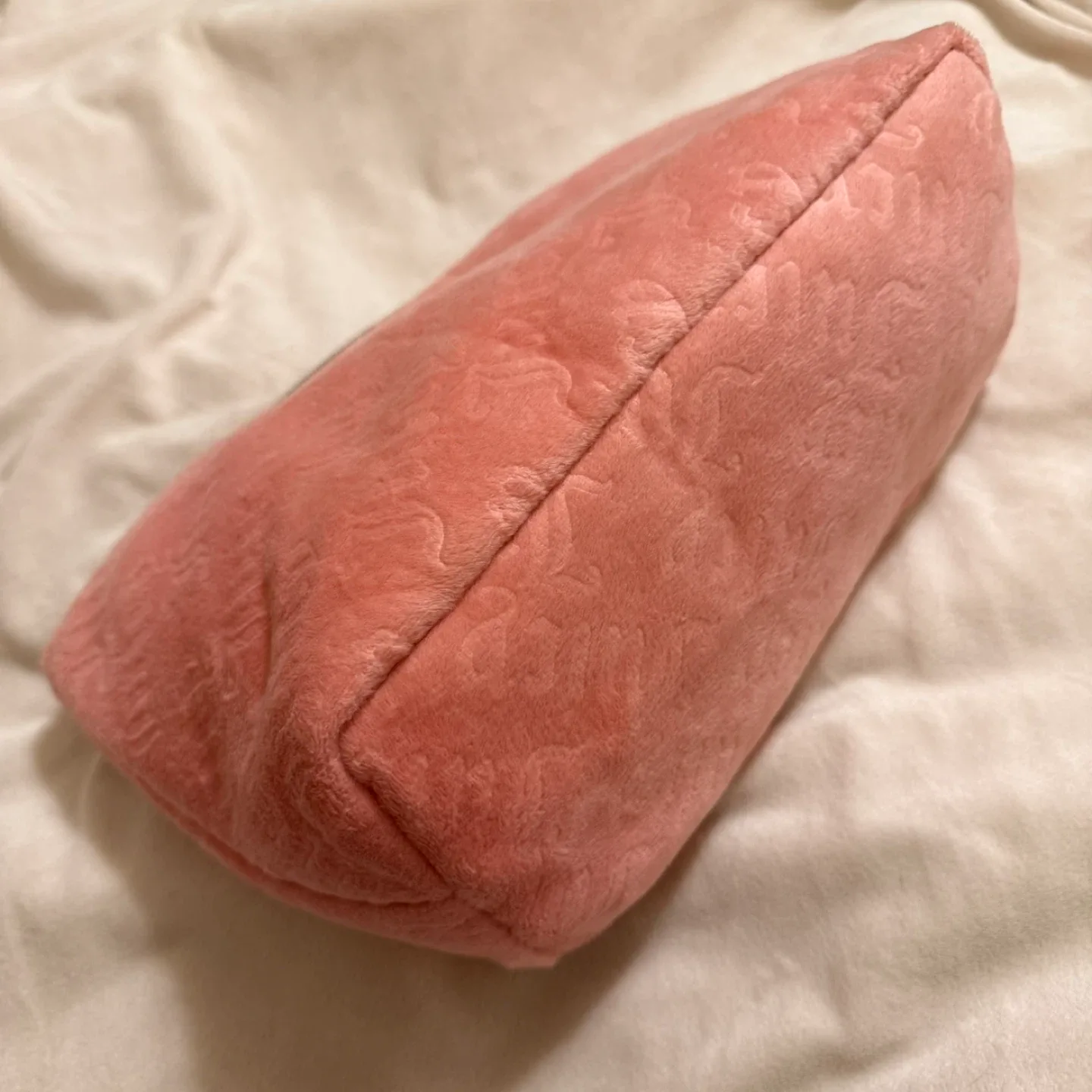 Juicy Couture Pink Velour Large Pouch Cosmetic Bag image indicator(2)