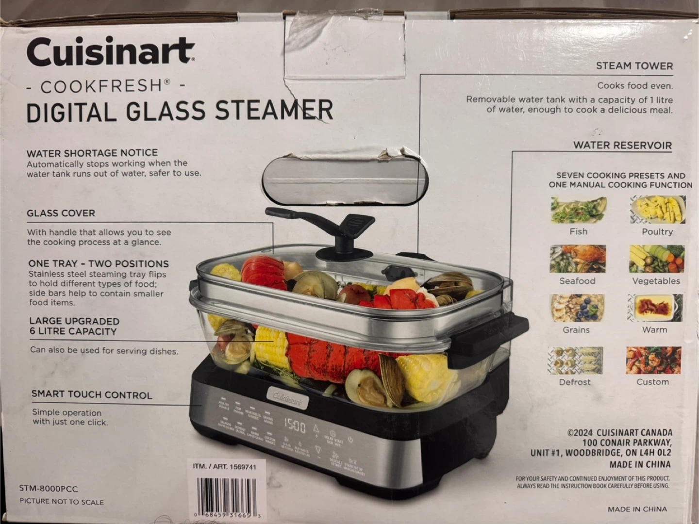 Cuisinart Cookfresh Digital Glass Steamer - photo 4
