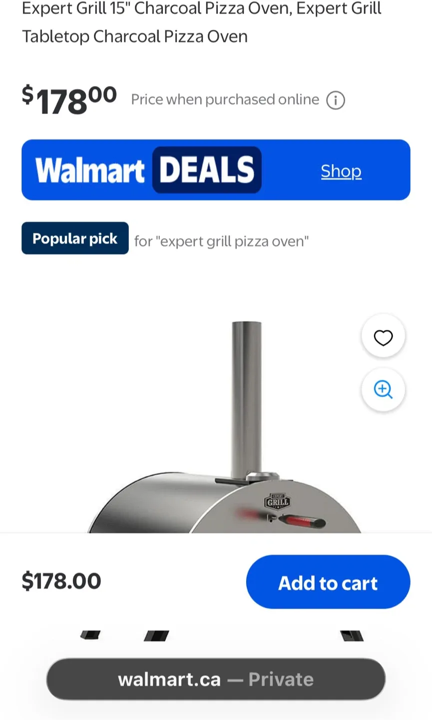 Expert Grill Charcoal Pizza Oven - Like New! image indicator(3)