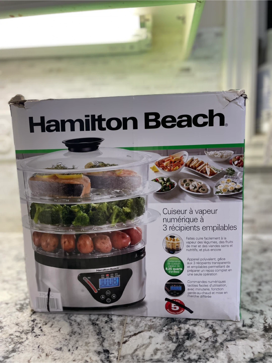 Hamilton Beach 3-Tier Digital Food Steamer - Like New!