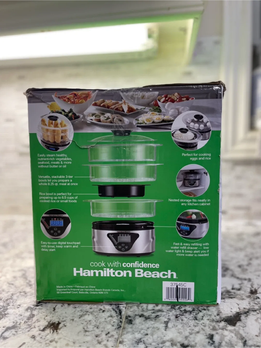 Hamilton Beach 3-Tier Digital Food Steamer - Like New! image indicator(2)