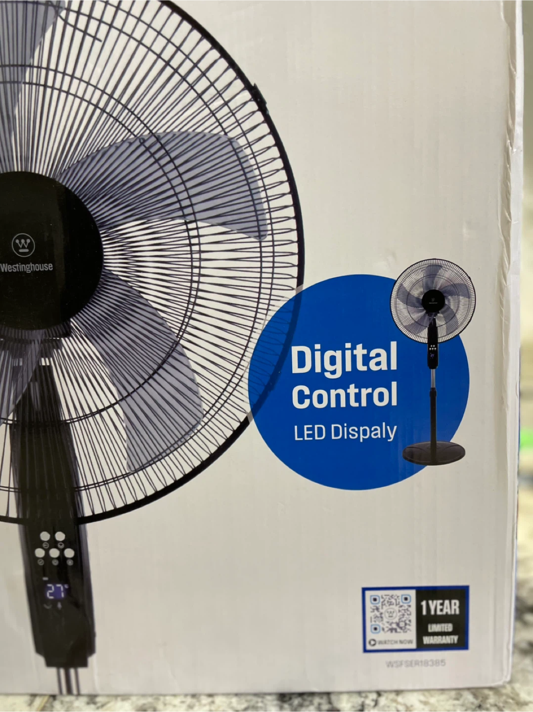 Westinghouse 18" Pedestal Fan with Remote - NEW - photo 4