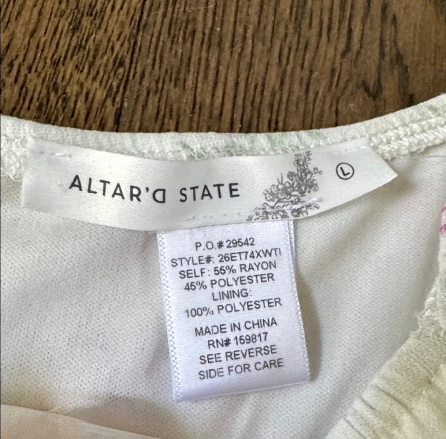 Altar'd State Ellie Floral Mini Dress or Tunic image indicator(3)