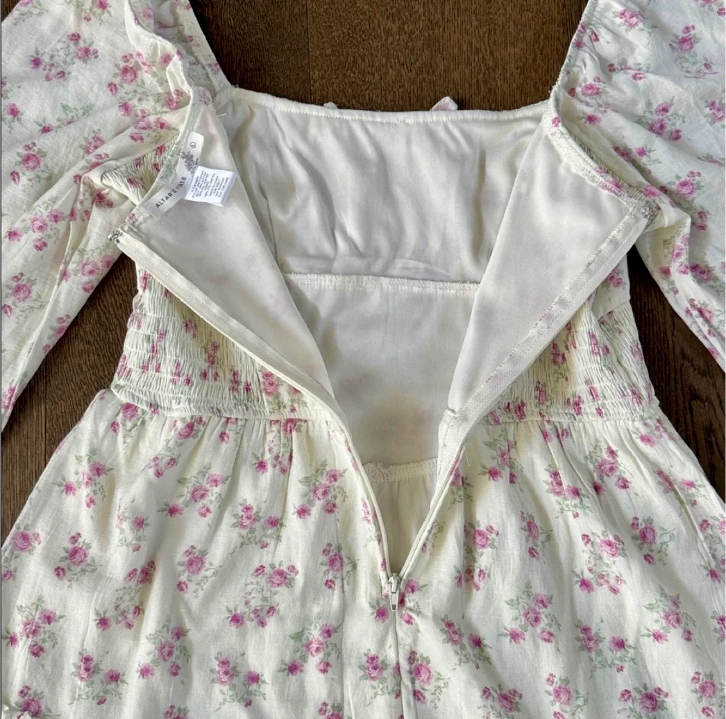 Altar'd State Ellie Floral Mini Dress or Tunic image indicator(6)